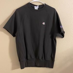 Champion Gray Short Sleeve Crewneck